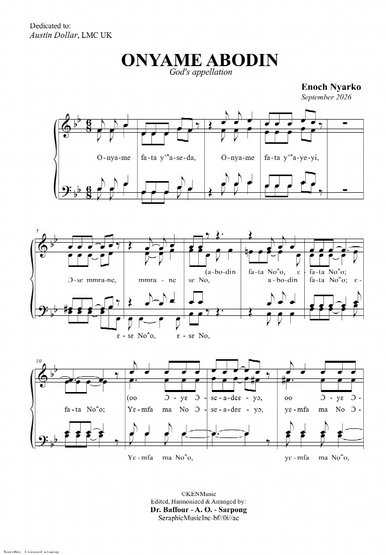 First-page preview of ONYAME ABODIN