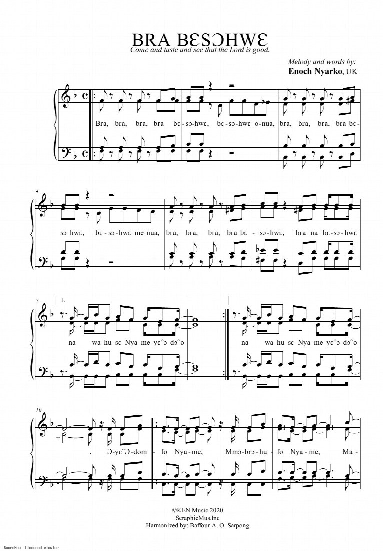 First-page preview of Bra Besohwe