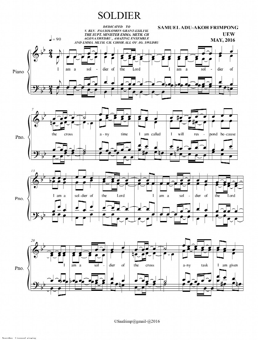 First-page preview of Soldier