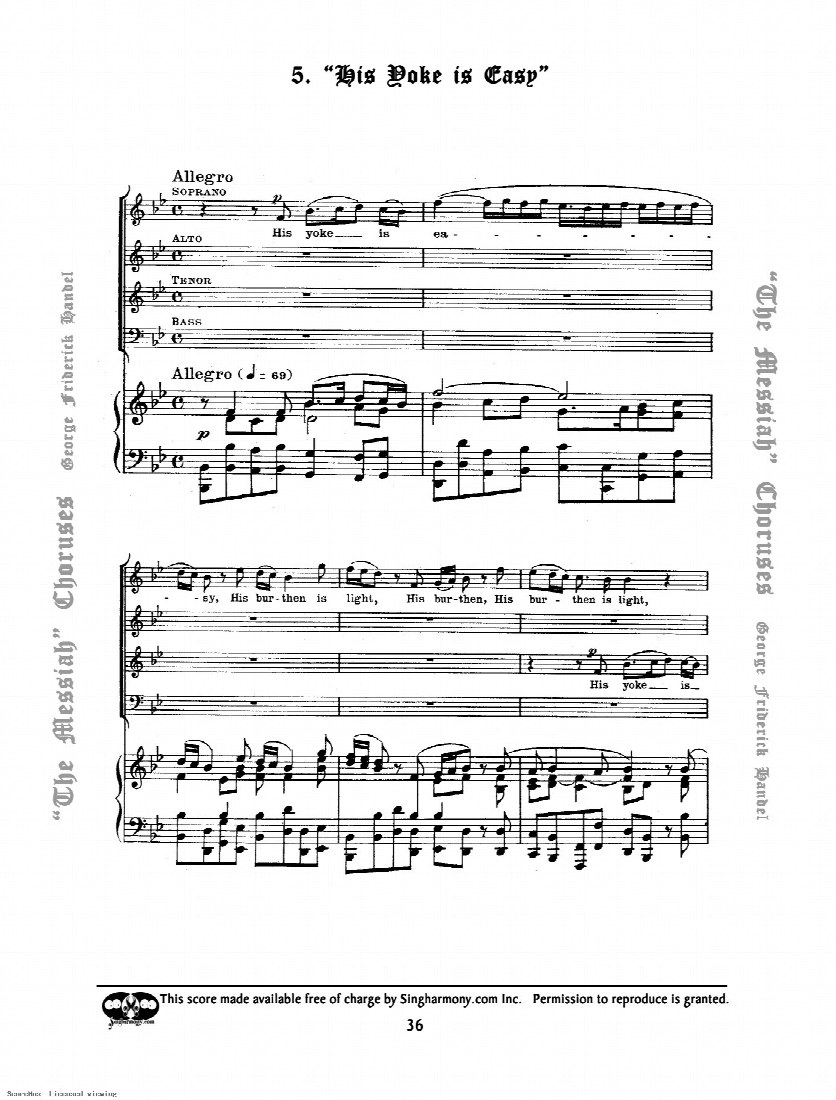 First-page preview of His Yoke Is Easy