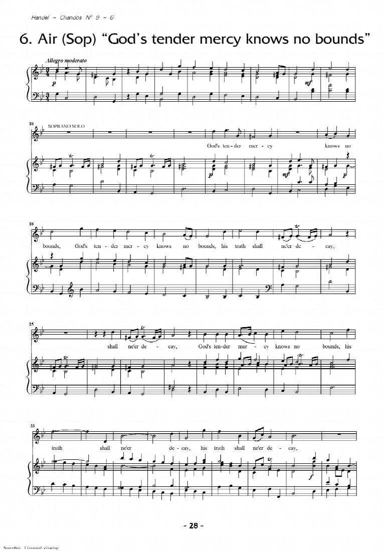 First-page preview of Air(Sop) God's tender mercies knows no bounds