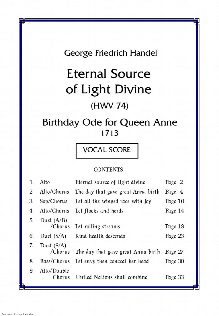 First-page preview of Eternal Source of Light Divine collection