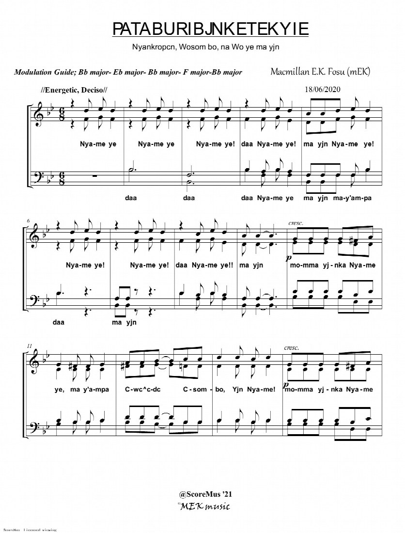 First-page preview of Pataburibenketekyie