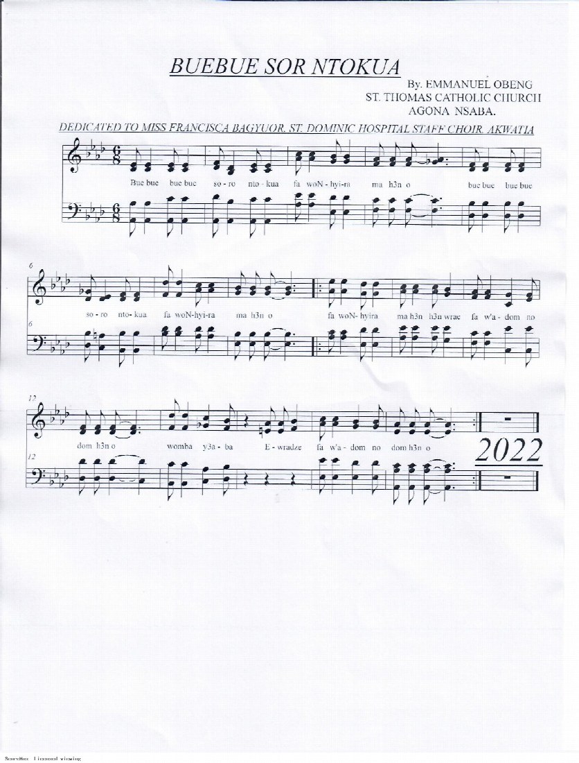 First-page preview of Buebue sor ntokua