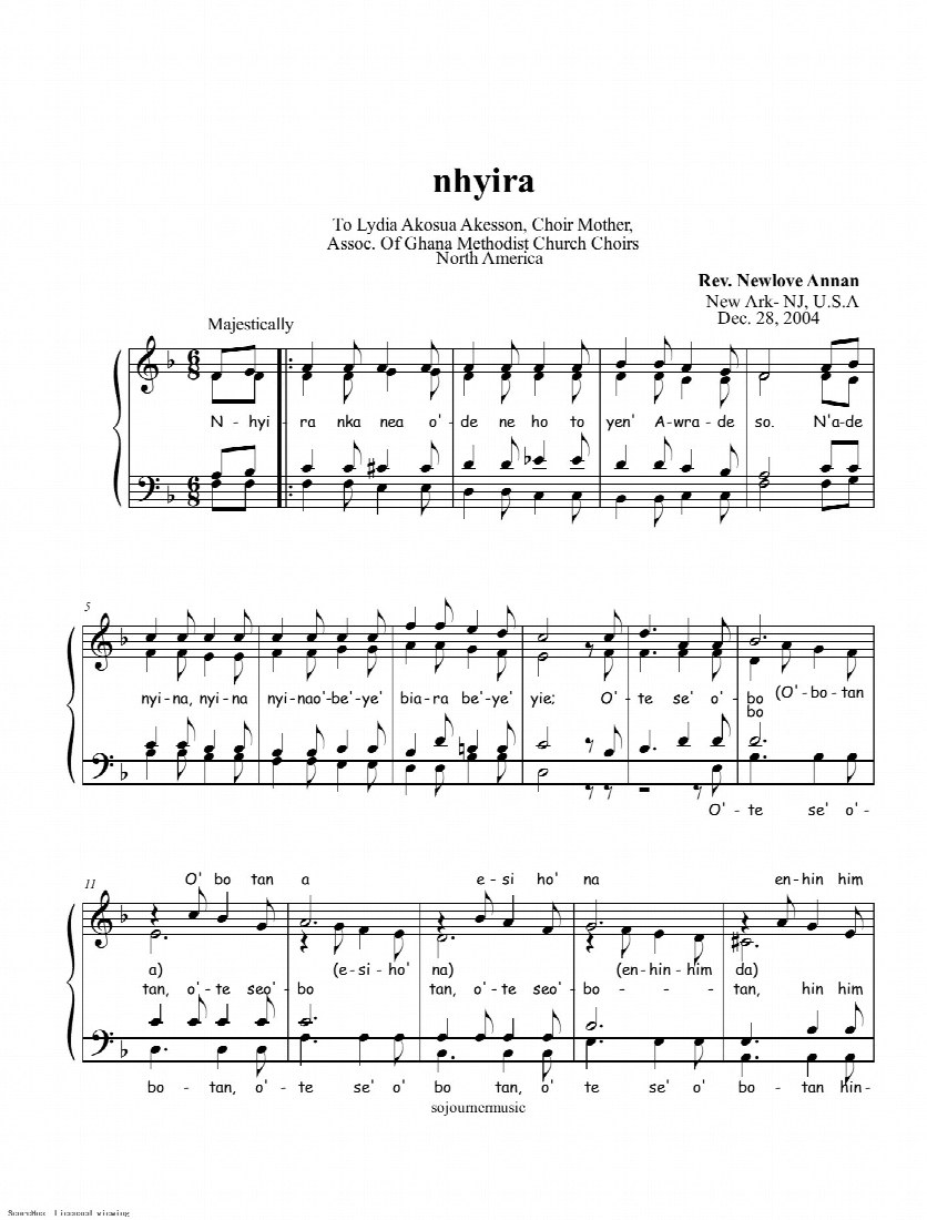 First-page preview of Nhyira