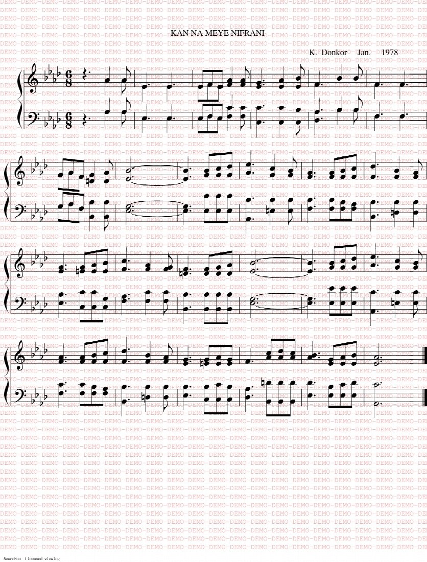 First-page preview of KAN NA MEYE NIFRANI