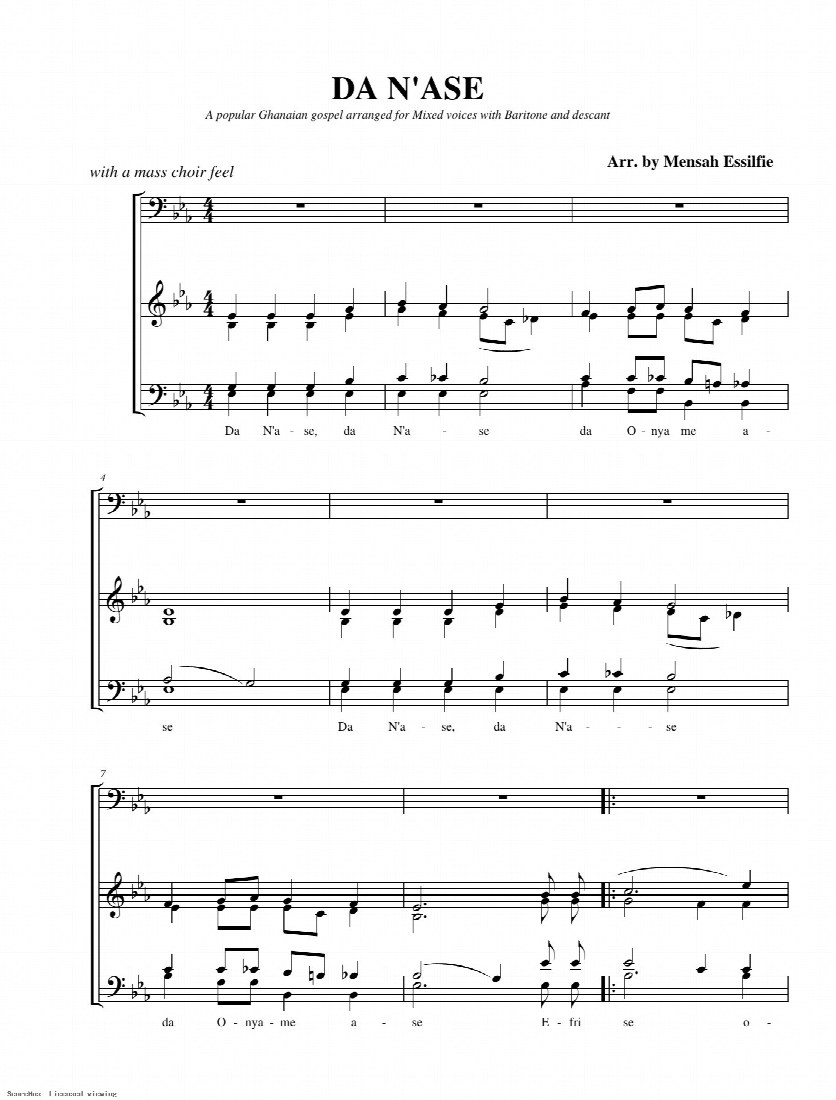 First-page preview of Da n'ase