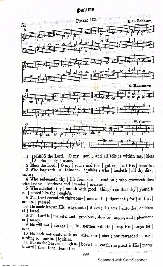 First-page preview of Psalms 103