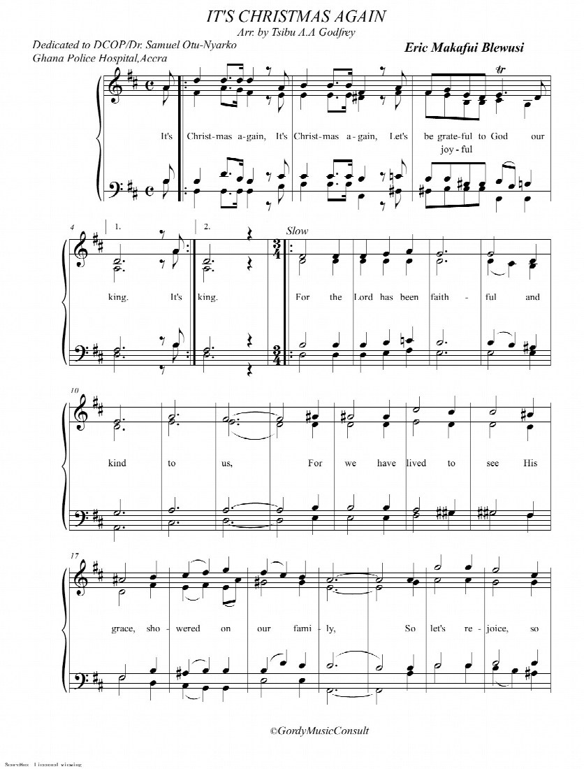First-page preview of IT'S CHRISTMAS AGAIN