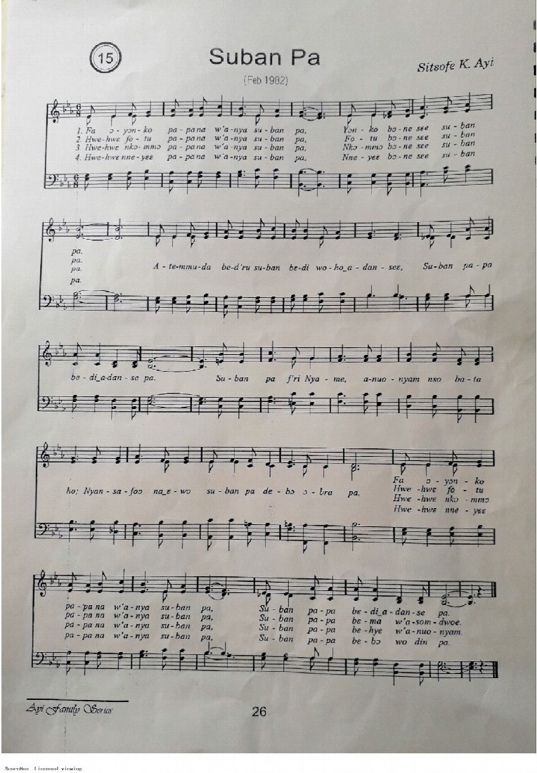 First-page preview of Suban Pa