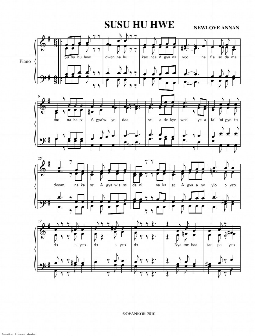 First-page preview of SUSU HU HWE
