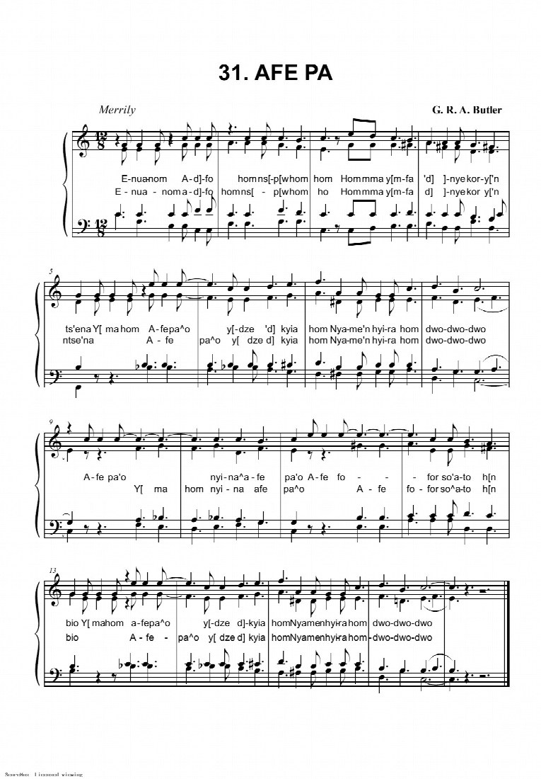 First-page preview of Afe Pa